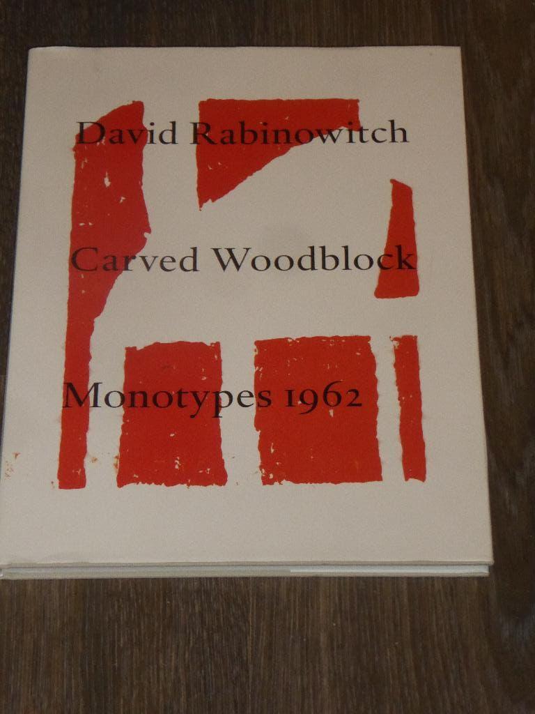 David Rabinowitch -Carved Woodblock Monotypes 1962, Verzenden, Zo goed als nieuw, David Rabinowitch, Overige onderwerpen