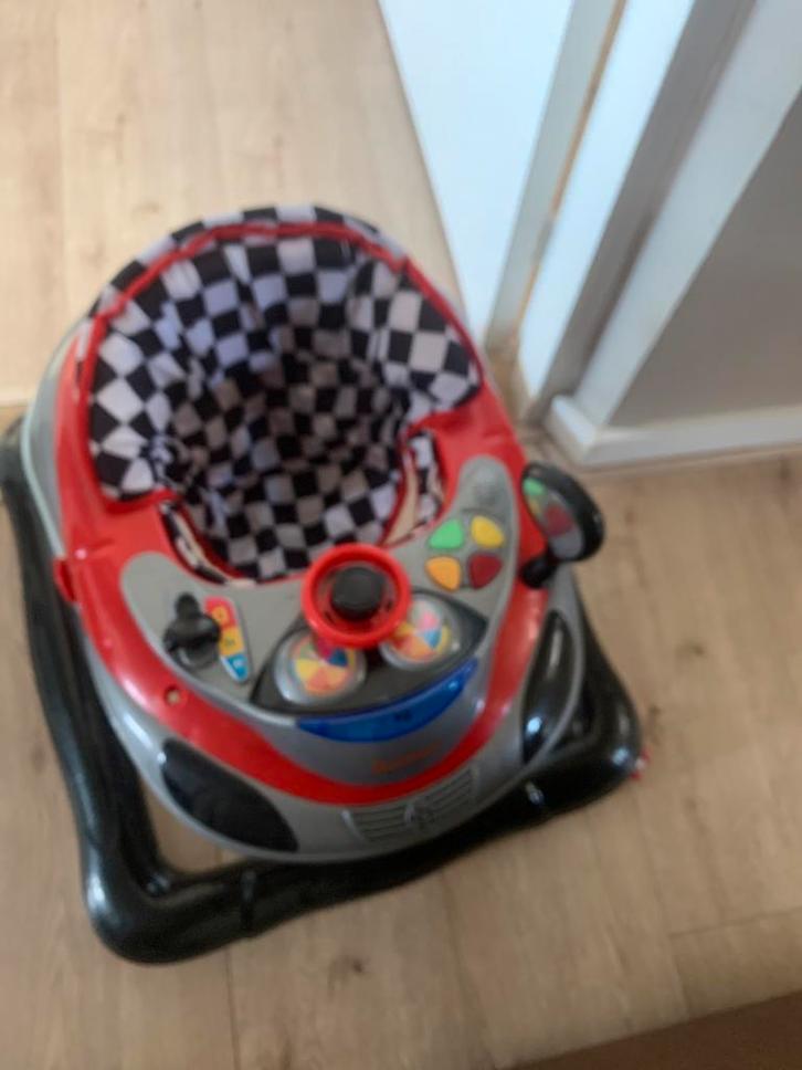 Loopstoel met raceauto design, Kinderen en Baby's, Speelgoed | Overig, Gebruikt, Jongen of Meisje, Ophalen of Verzenden
