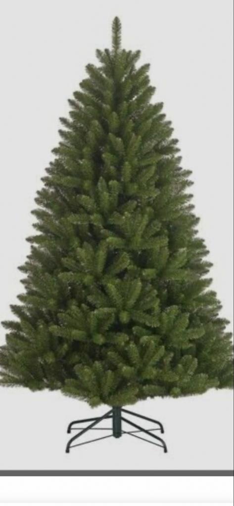 Kunstkerstboom in Cypres vorm 180/200 cm, Ophalen of Verzenden, Gebruikt