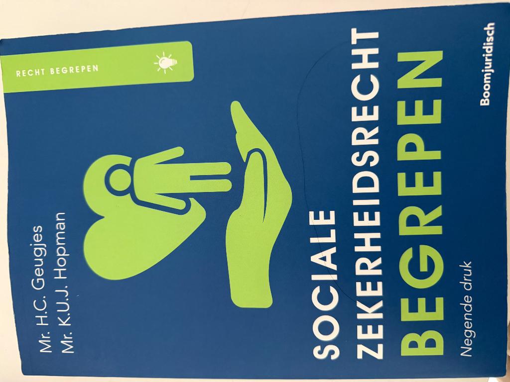Sociale zekerheidsrecht begrepen, Boeken, Ophalen of Verzenden, Zo goed als nieuw, Overige niveaus