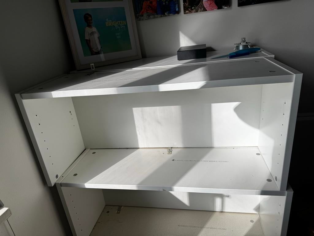 3x Bovendeel voor IKEA Billy kast - wit (80x25x35 cm), Ophalen, Met plank(en), Gebruikt, 50 tot 100 cm