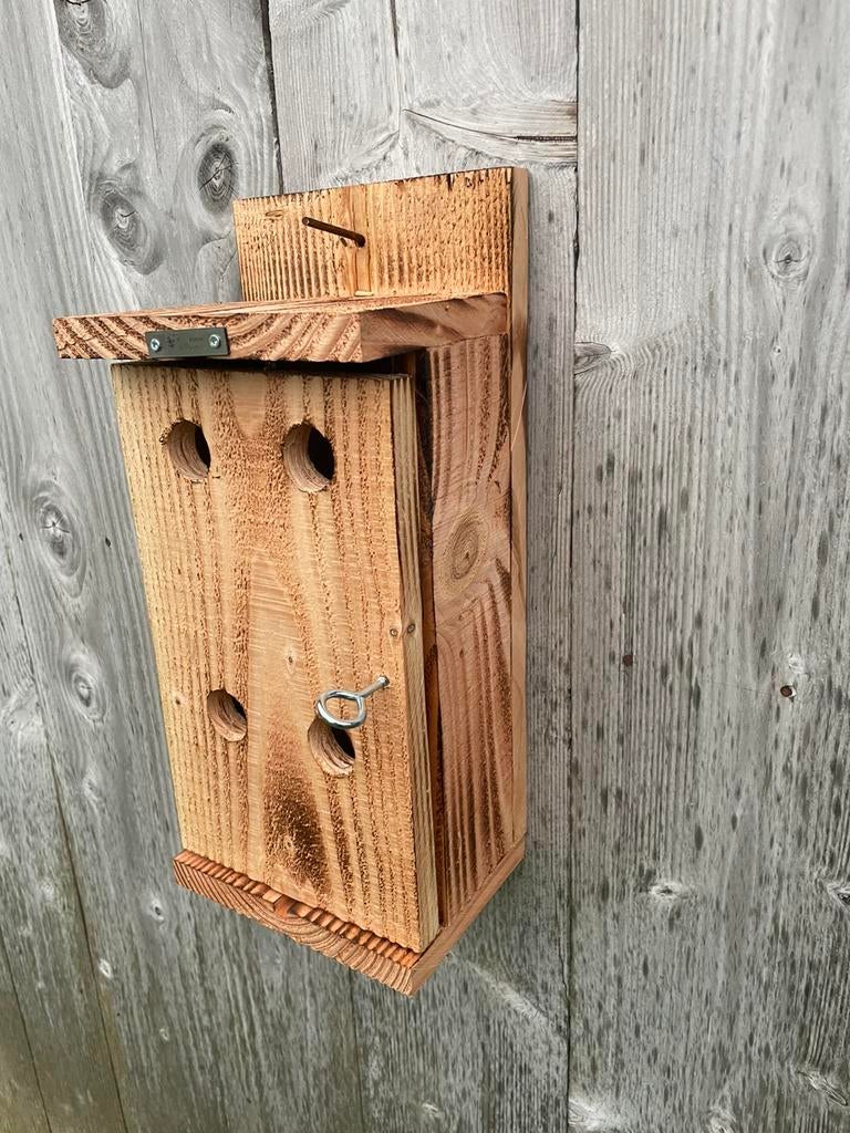 Mussenhotel handgemaakt op voorraad, Tuin en Terras, Vogelhuisjes en Vogelbaden, Nieuw, Ophalen of Verzenden