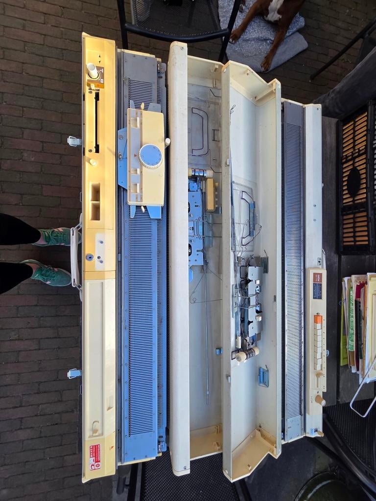 Brother KH-710 en KH-860 Breimachines - Vintage Set, Ophalen of Verzenden, Gebruikt, Naaimachine, Brother