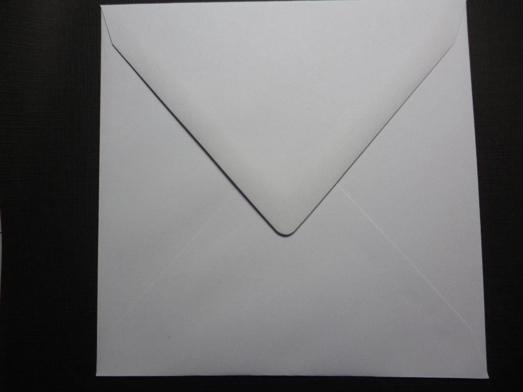 vierkante witte enveloppen 14 x 14 cm, Ophalen of Verzenden, Nieuw, Overige thema's, Overige typen