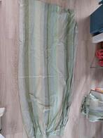 Set van 6 lichtdoorlatende gordijnen in groentinten, Ophalen of Verzenden