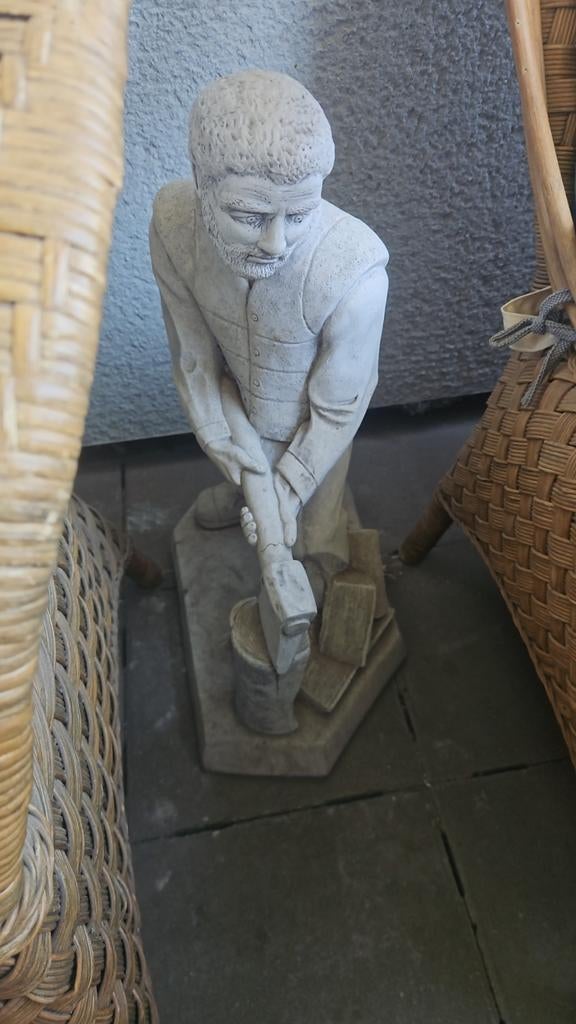 Decoratief beeld van een houthakker, Ophalen of Verzenden