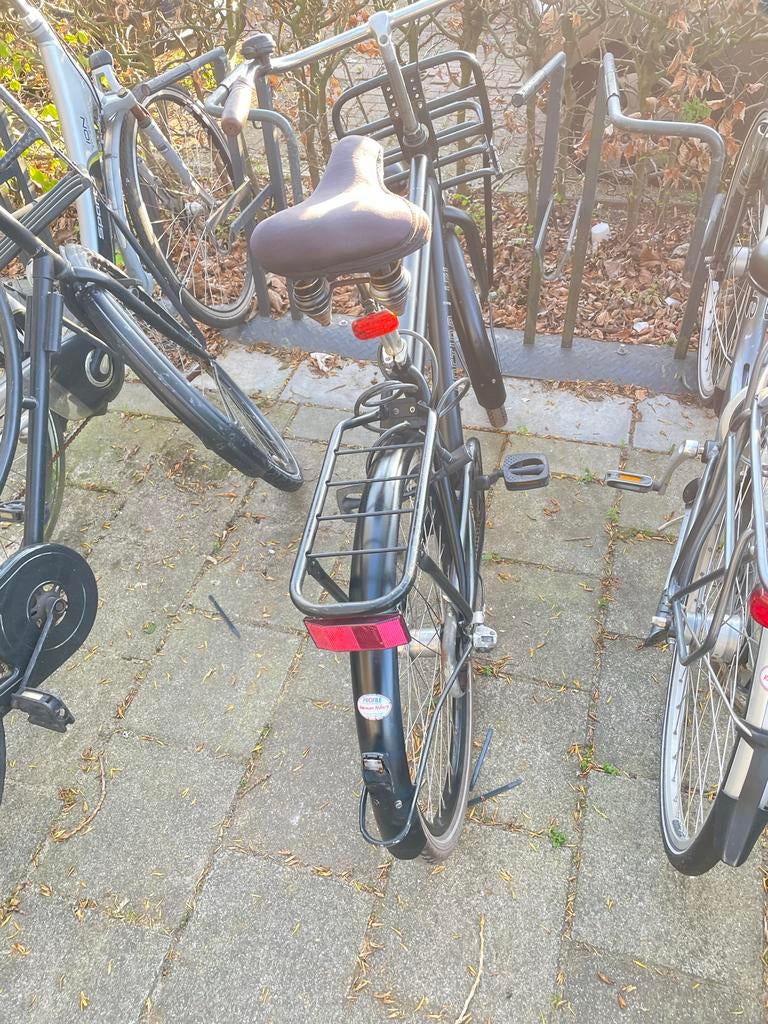 Jongensfiets 26 inch – Zwart – Rijdt goed, Overige merken, Gebruikt, Velgrem, Minder dan 49 cm