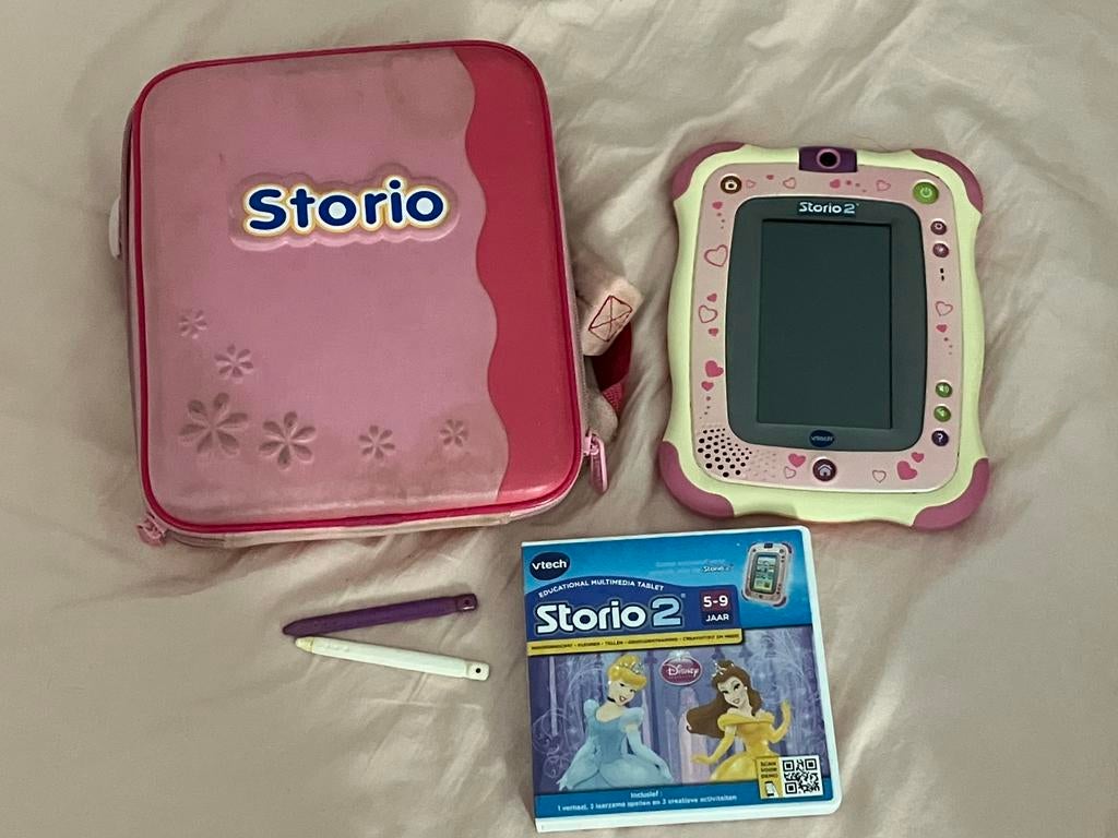 vtech storio 2 + hoes en spel, Kinderen en Baby's, Speelgoed | Vtech, Ophalen, Gebruikt