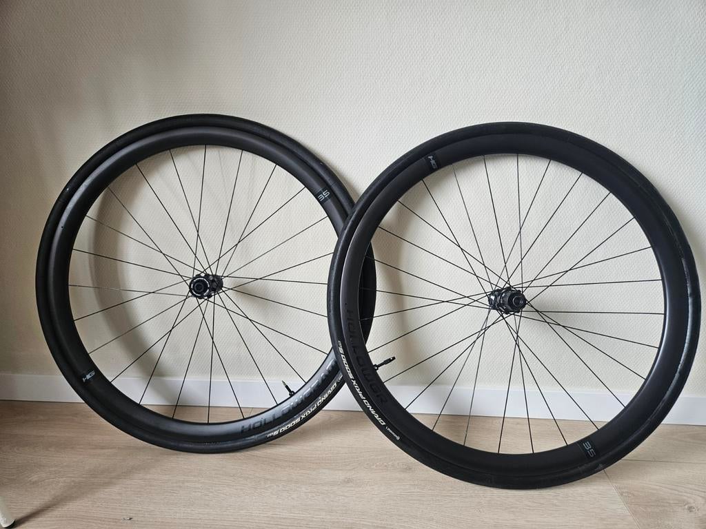 Hollowgram HG 35 carbon wielset. Disc., Ophalen of Verzenden, Zo goed als nieuw, Racefiets, Wiel