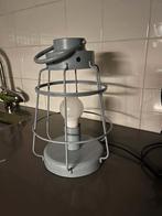 Vintage zeeblauw lantaarn op stroom een oudje erg mooi, Ophalen, Staal, Minder dan 50 watt, Staande lamp