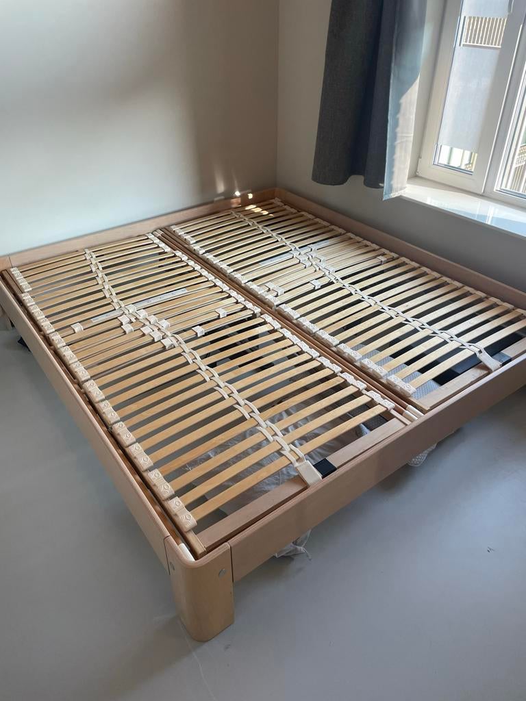 Auping Auronde bed 180x200 met lattenbodems, Ophalen, Overige kleuren, Tweepersoons, 180 cm