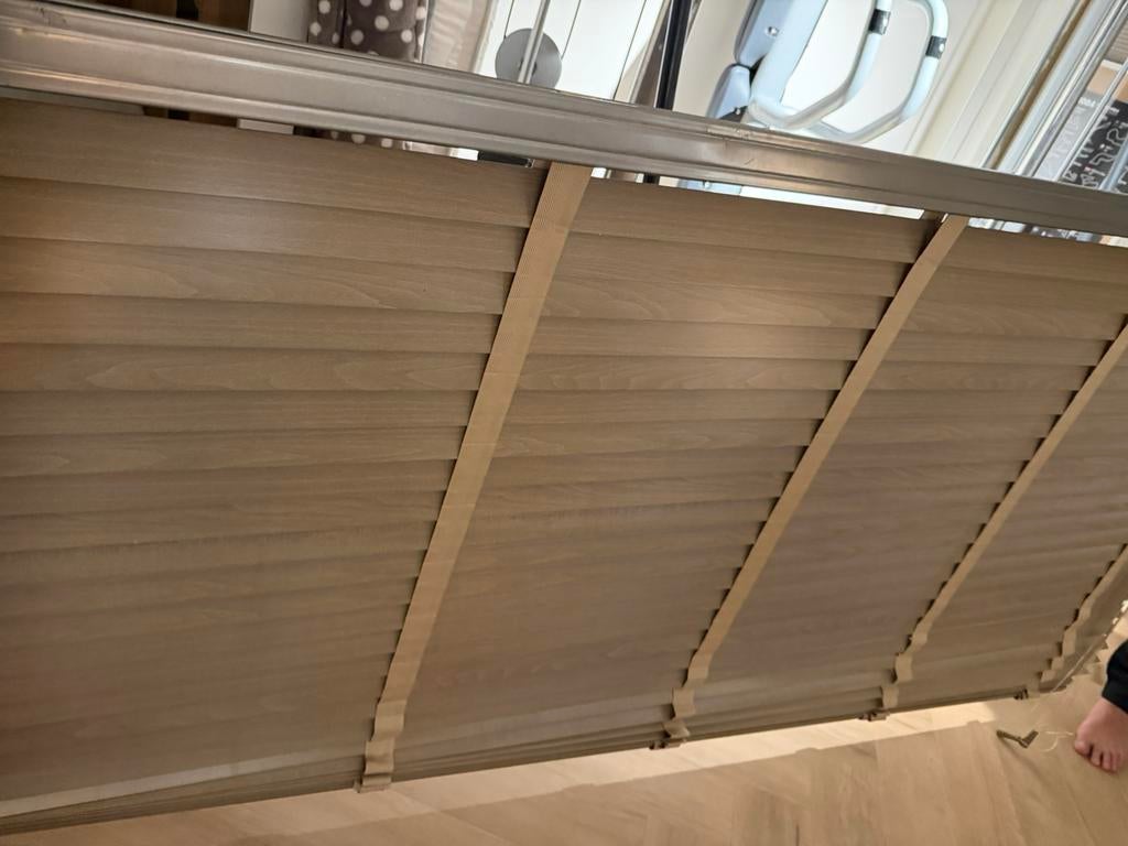 Te koop houten jaloezieen gebruikt maar in prima staat, Ophalen, Zo goed als nieuw