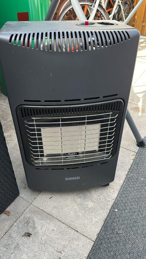 Gimeg Gaskachel met gasfles - 4.2 kW, Ophalen, Gebruikt, Gas, Vrijstaand