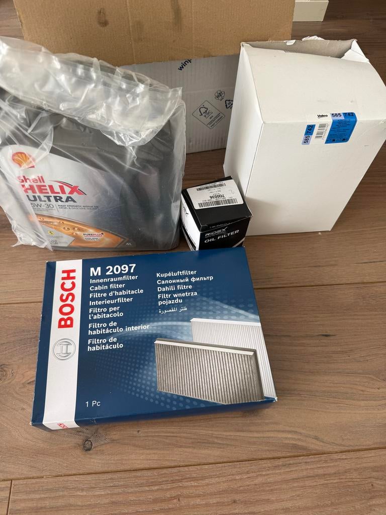 Olie en filters voor Golf 6 - Shell Helix Ultra 5W-30, Ophalen of Verzenden, Nieuw, Volkswagen