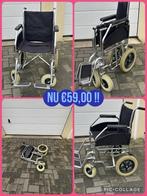 Inklapbare transportrolstoel , past in iedere auto nu €59,00, Diversen, Rolstoelen, Gebruikt, Rolstoel inklapbaar past in iedere auto.