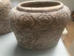 Sierpotten, Rond, Ophalen of Verzenden, Zo goed als nieuw, Aardewerk