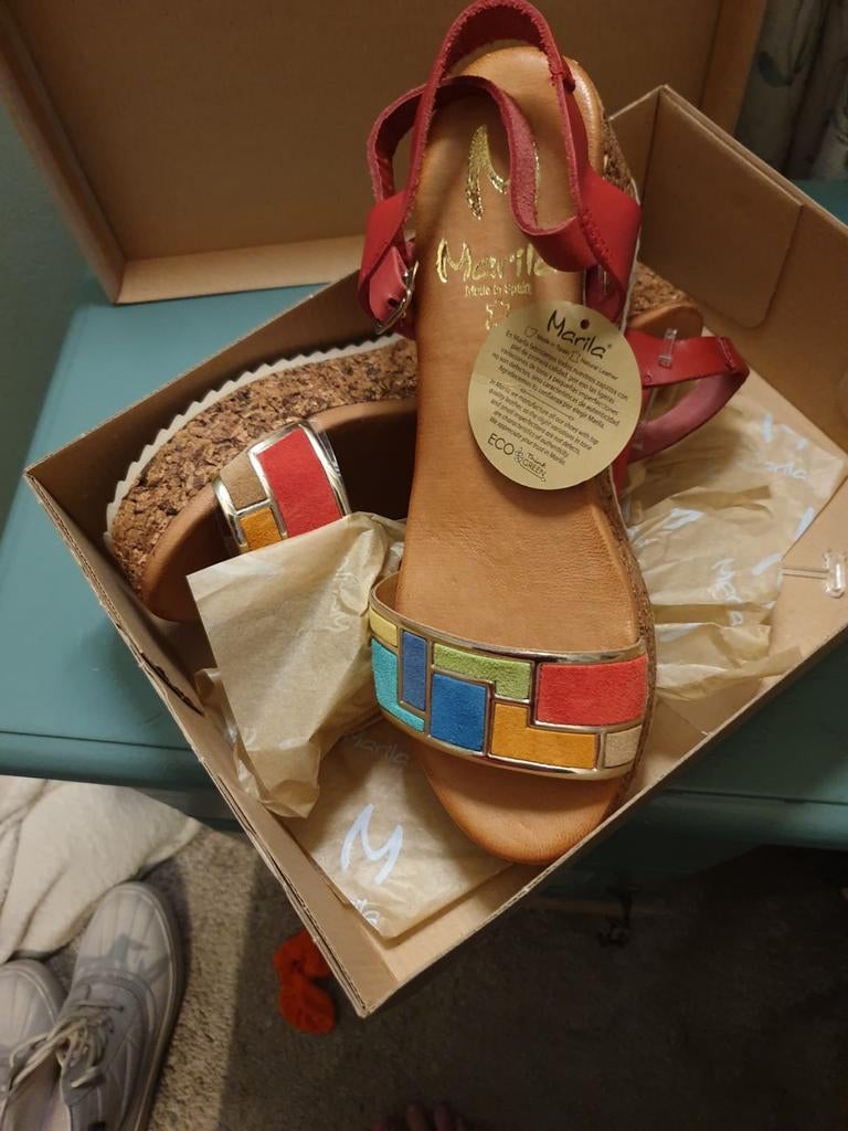 Te Koop Marila sandalen, Kleding | Dames, Ophalen, Nieuw, Overige kleuren, Sandalen of Muiltjes