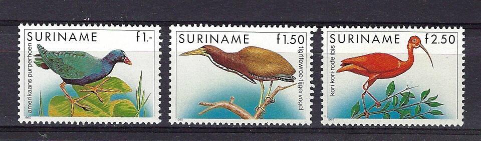 VOGELS Suriname Mi. 1146/1148 Postfris, Ophalen of Verzenden, Postfris, Dier of Natuur