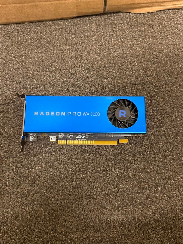 AMD Radeon Pro WX 3100 videokaart, Computers en Software, Videokaarten, Gebruikt, AMD, DisplayPort, Verzenden