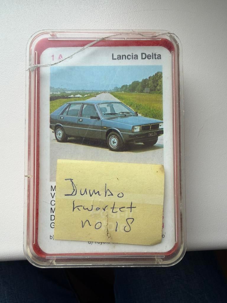 Autokwartet: jumbo no 18, Ophalen of Verzenden, Zo goed als nieuw, Kwartet(ten)