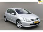 Peugeot 307 2.0-16V|Clima|Automaat|Leder|APK 02-2027, Auto's, Peugeot, Stoelverwarming, 136 pk, Gebruikt, Zwart