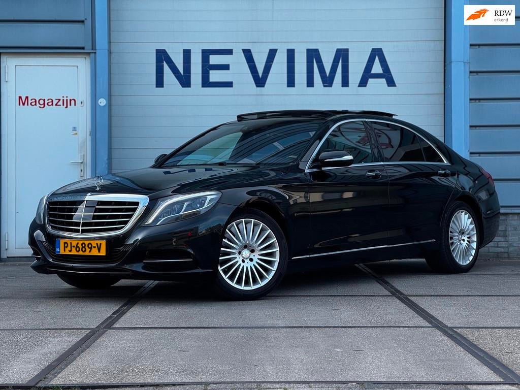 Mercedes-Benz S-klasse 350 BlueTEC Lang Prestige Plus|CHAFFE, Auto's, Mercedes-Benz, Automaat, Achterwielaandrijving, Gebruikt