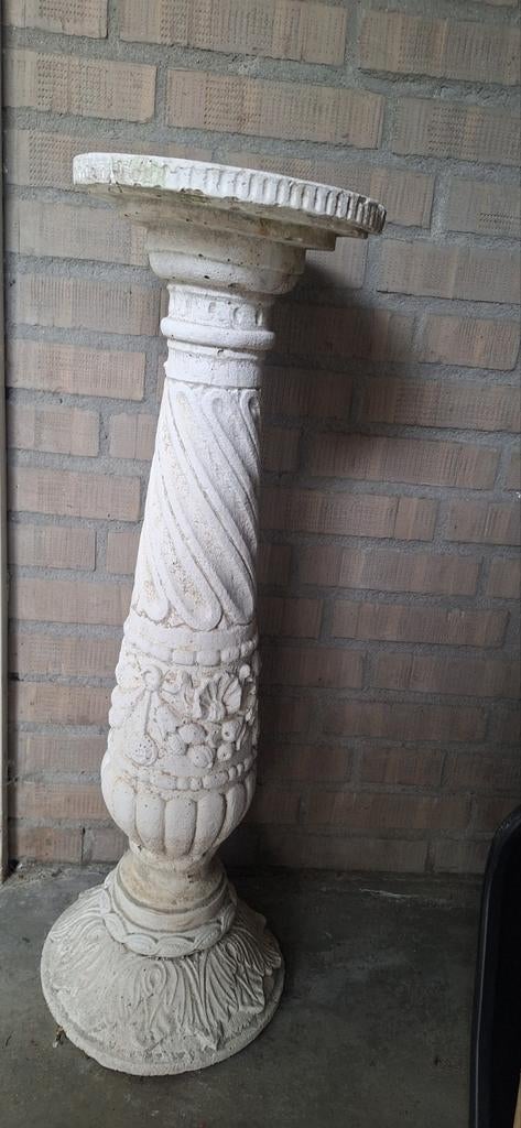 Zuil Sokkel Pilaar wit voor in de tuin., Huis en Inrichting, Woonaccessoires | Zuilen en Pilaren, Ophalen
