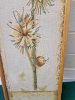 schilderij geborduurd bloem, Ophalen of Verzenden, 'T Olde Gre-j, Info@toldegrej.nl, Endepoelstraat 20f Didam
