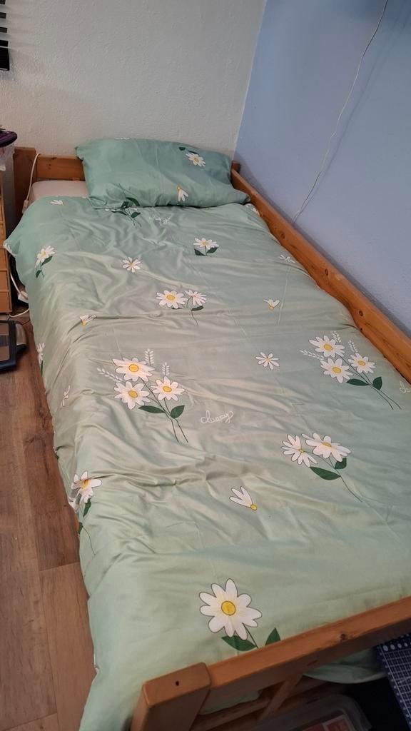 Eenpersoons bed met lades, Huis en Inrichting, Slaapkamer | Complete slaapkamers, Ophalen, Gebruikt, Eenpersoons