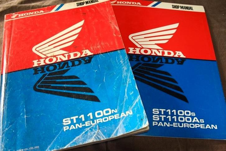 Honda ST1100 Pan European 1992 motorcycle shop manual, Motoren, Handleidingen en Instructieboekjes, Honda, Ophalen of Verzenden