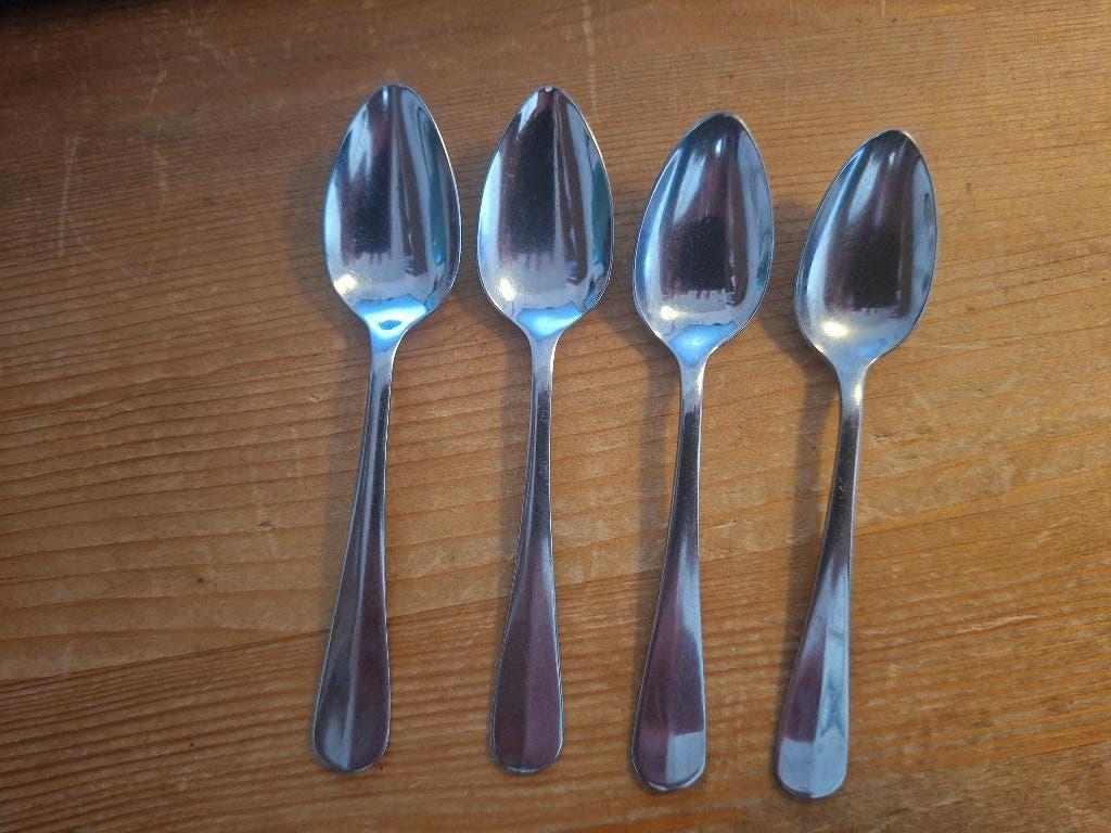 Theelepels Gero Hollands Glad 4x, Verzenden