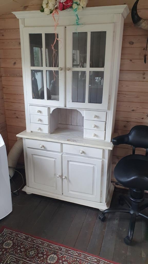 Buffetkast geverfd met Annie Sloan krijtverf, Gebruikt, Ophalen of Verzenden, 150 tot 200 cm, 25 tot 50 cm