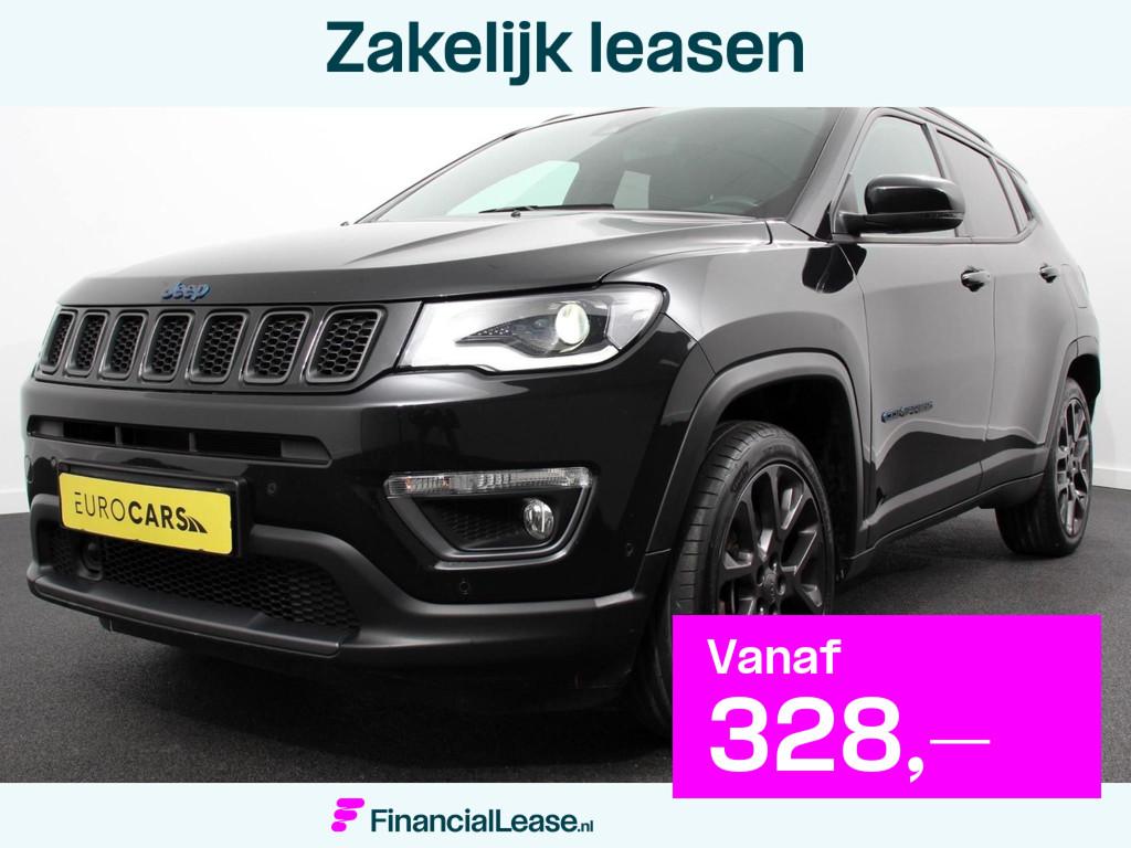 Jeep Compass 4xe 240 Plug-in Hybrid S Navigatie Apple Carpla, Automaat, 307 pk, Euro 6, Zwart