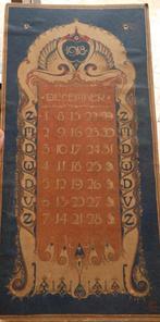 Antiek art nouveau kalenderblad, Ophalen of Verzenden