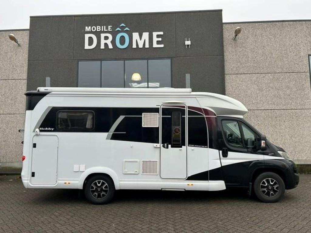 Hobby Optima Premium 65 GQ QUEENSBED /HEFBED, Caravans en Kamperen, Campers, Ringverwarming, Fiat, Hobby, Bedrijf