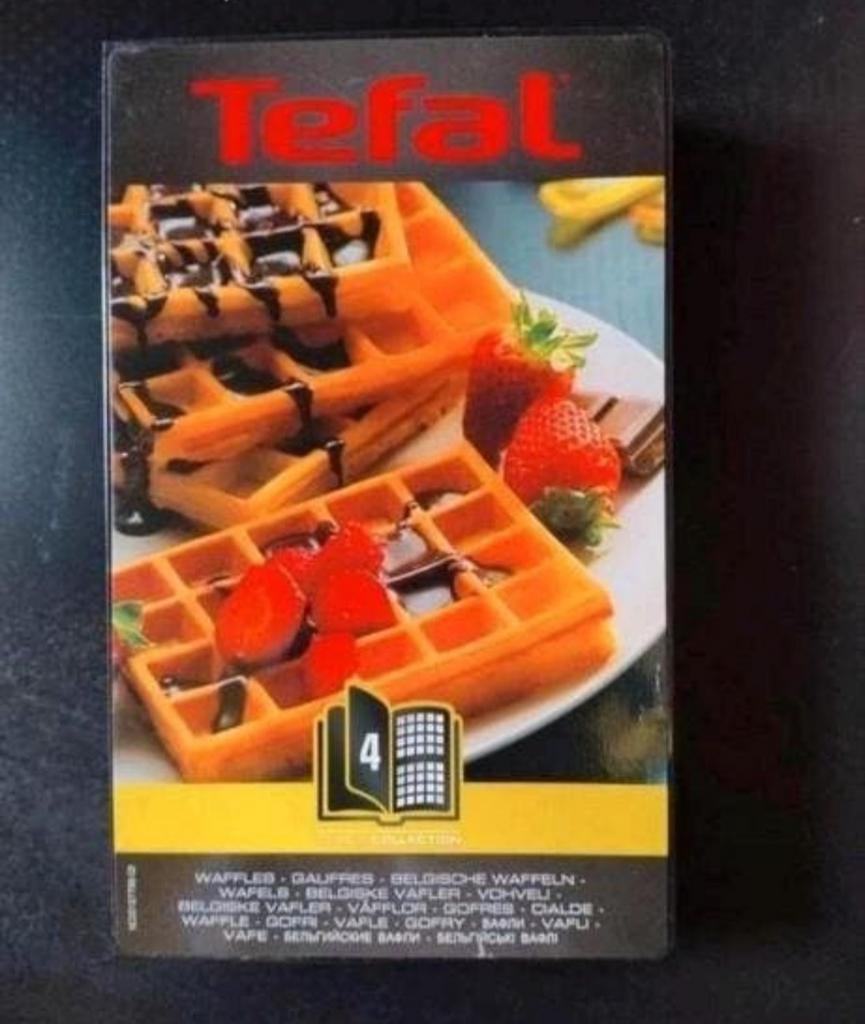 Nieuw! Tefal Snack Collection Wafelplaten, Ophalen of Verzenden, Uitneembare platen, Nieuw