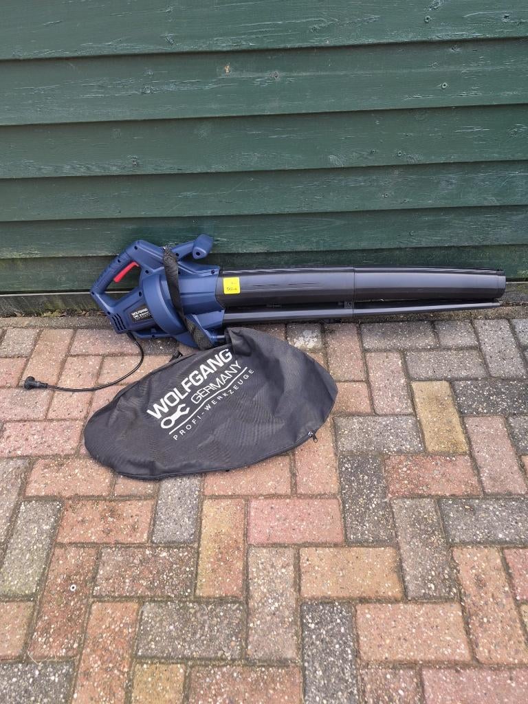 Prima uitziende Wolfgang bladblazer / zuiger, Tuin en Terras, Bladblazers, Ophalen, Gebruikt, Met opvangzak, Wolfgang
