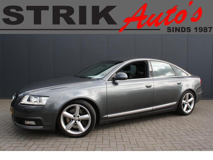 Audi A6 Limousine 3.0 TDI quattro S edition -TREKHAAK - LEER, Auto's, Audi, Bedrijf, Te koop, A6, 4x4, ABS, Airbags, Airconditioning