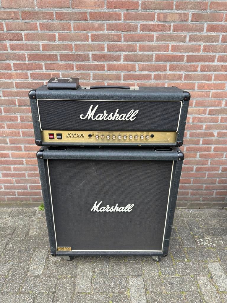 Marshall JCM900 50w Amp & 1960B Cabinet, Muziek en Instrumenten, Versterkers | Bas en Gitaar, Ophalen, Gebruikt, Gitaar, 50 tot 100 watt