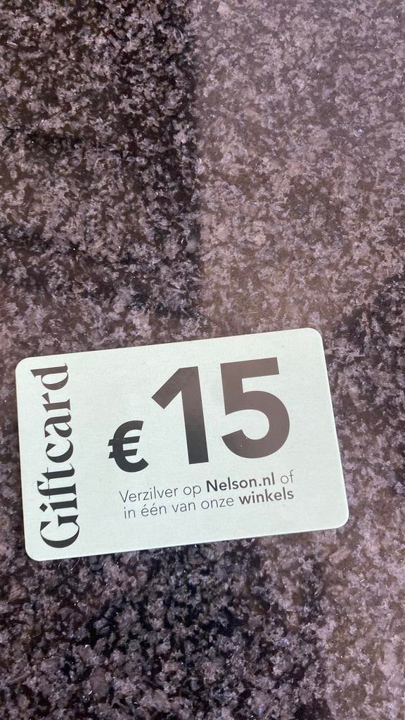 Nelson kortingskaart 15 euro korting, Tickets en Kaartjes, Eén persoon, Kortingsbon, Overige typen