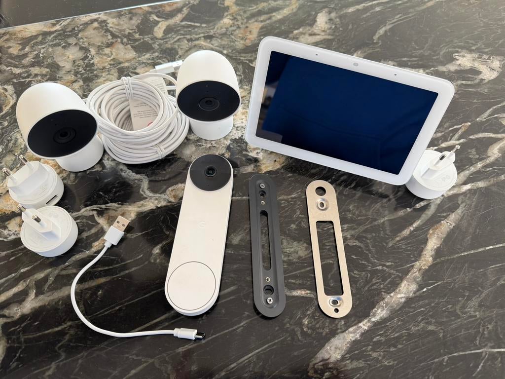 Google Nest systeem, Audio, Tv en Foto, Videobewaking, Ophalen of Verzenden, Zo goed als nieuw