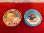 2 vintage beertjes blikken Paddington en Foreverfriends, Ophalen of Verzenden, Gebruikt, Koek(jes)
