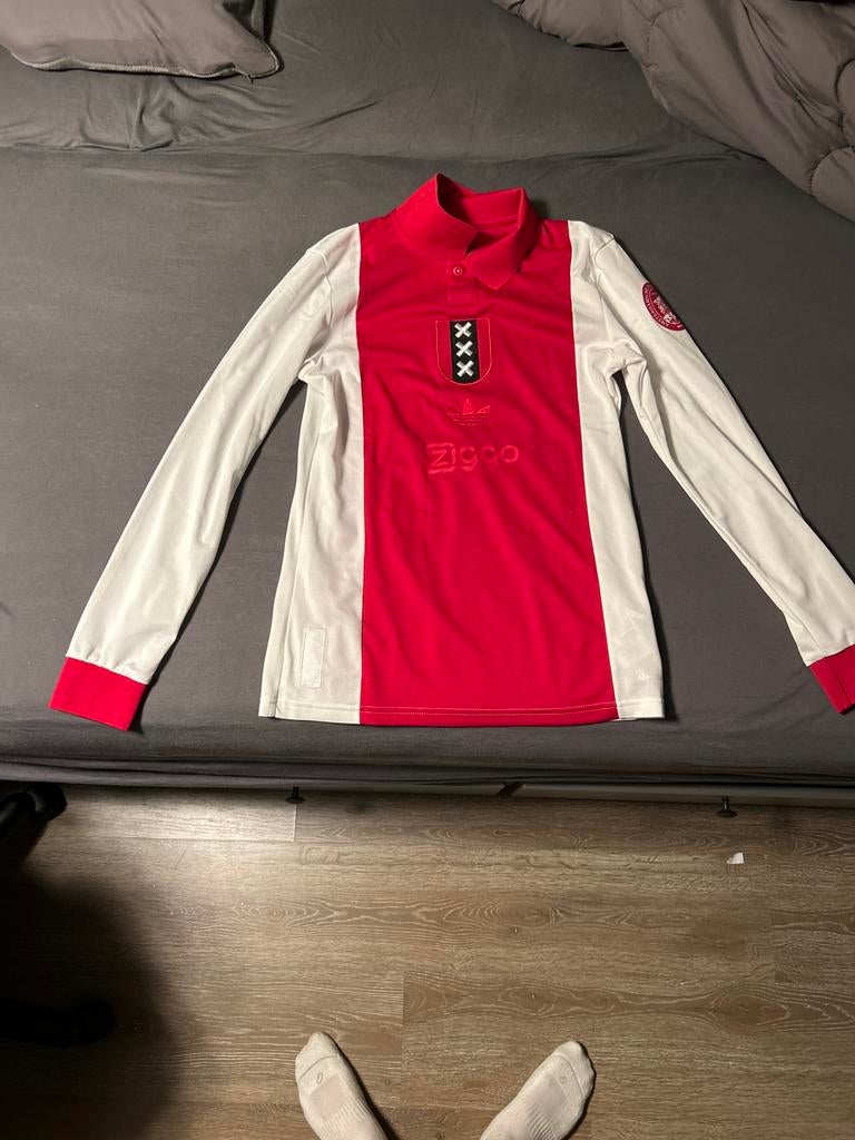 Ajax jubileum shirt, maat XS, rugnummer 14, Maat XS of kleiner, Ophalen, Nieuw, Shirt