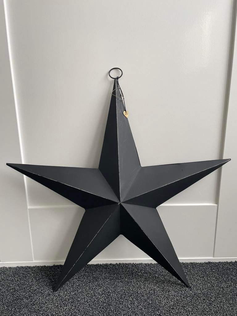 Mooi! Deze zwarte metalen ster v BASTION COLLECTIONS, Ophalen, Gebruikt