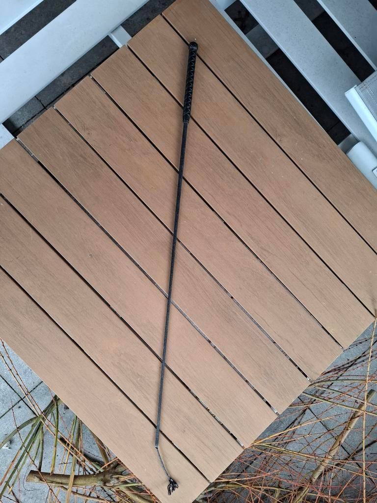Zwarte zweep 80 cm (paardrijden), Ophalen, Zo goed als nieuw, Overige soorten, Overige typen