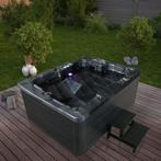 Luxe zwarte jacuzzi | 27 Massage jets | Trap + Cover, Tuin en Terras, Bubbelbaden en Hottubs, Info@inner-stillness.nl, Nieuw, Ophalen of Verzenden