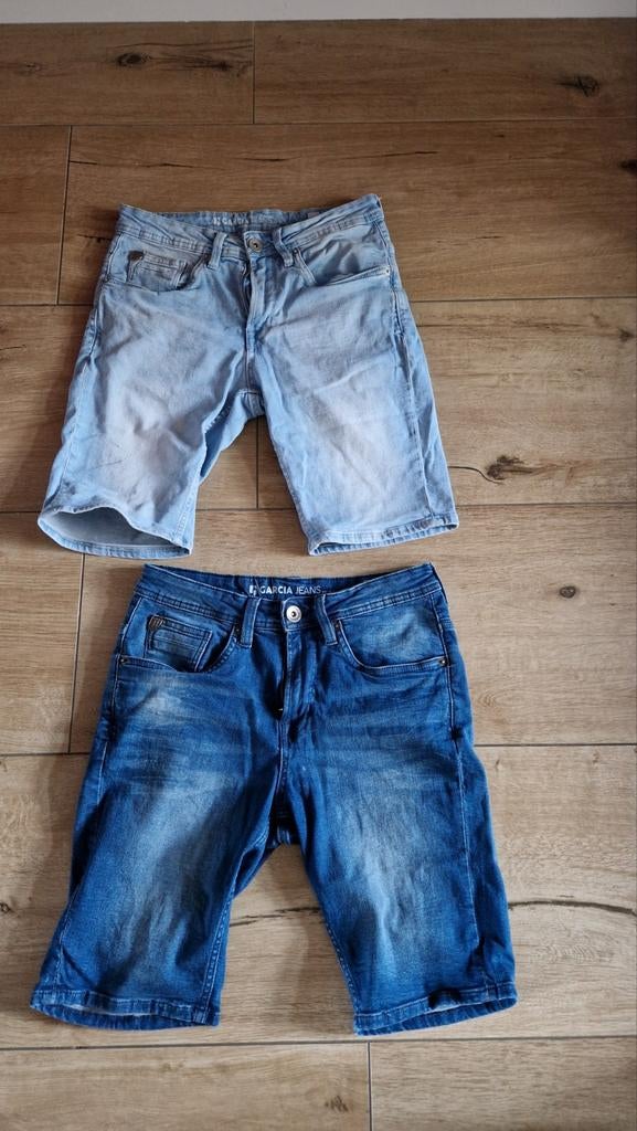 Garcia korte jeans maat 27, Blauw, Garcia, W32 (confectie 46) of kleiner, Ophalen of Verzenden
