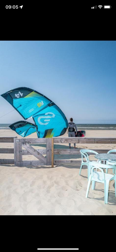 Eleveight RS Kiteset zowel beginner als gevorderd, Watersport en Boten, Kitesurfen, Kitesurf-set, Geen board, Ophalen of Verzenden