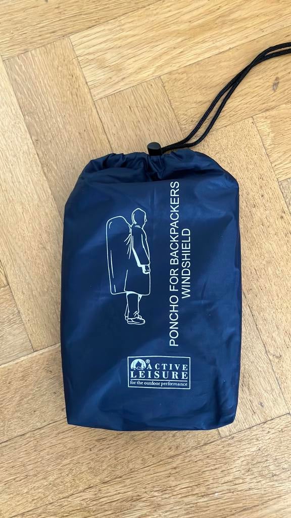 Poncho voor backpack, Ophalen of Verzenden, Zo goed als nieuw, Regenponcho, Heren