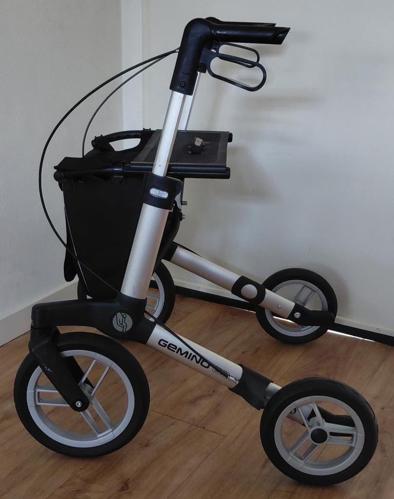 Rollator   Merk: Gemino 60  + stevige tas  9.2 kg  z.g.a.n., Diversen, Rollators, Ophalen